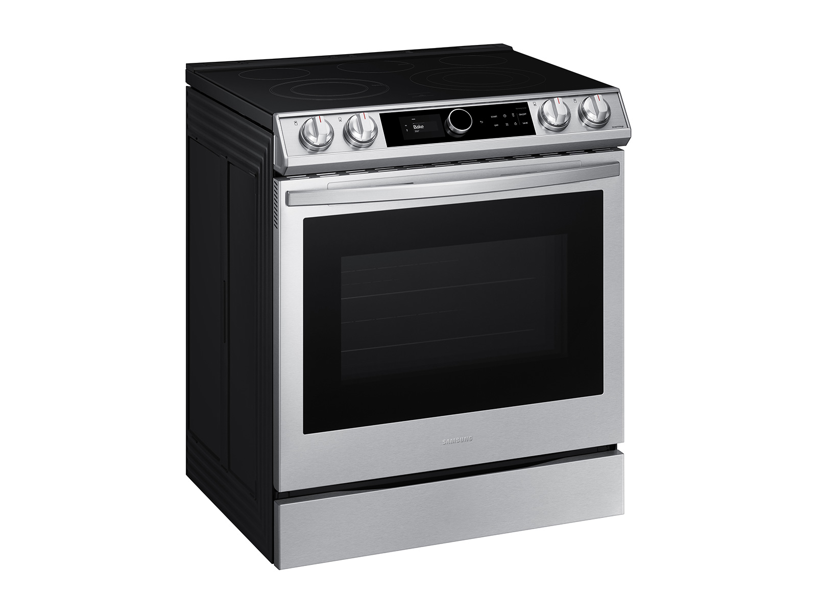 NE63T8711SG Samsung Appliances 6.3 cu ft. Smart Slide-in Electric Range  with Smart Dial & Air Fry in Black Stainless Steel