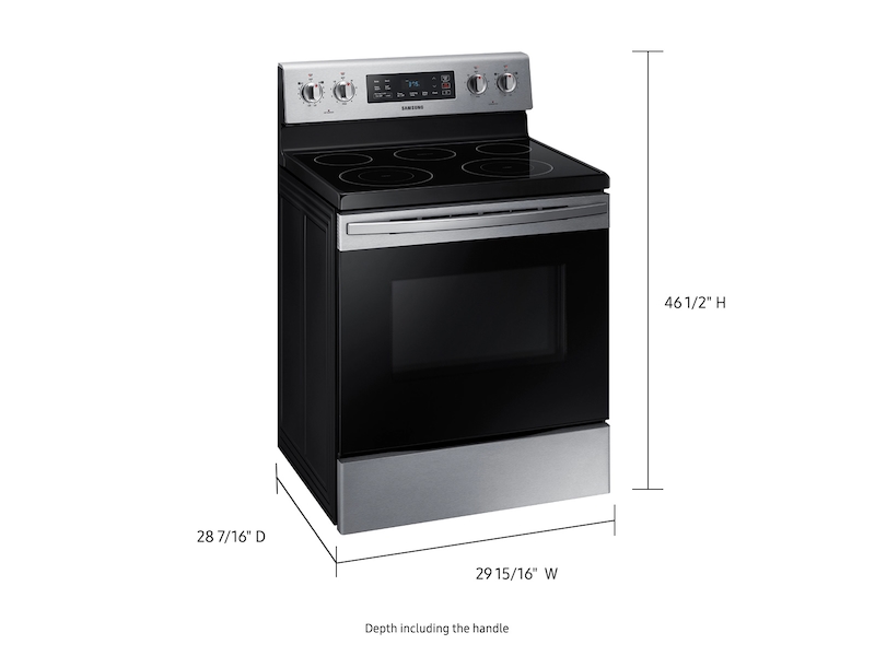 5.9 cu.ft. Freestanding Electric Range in Stainless Steel