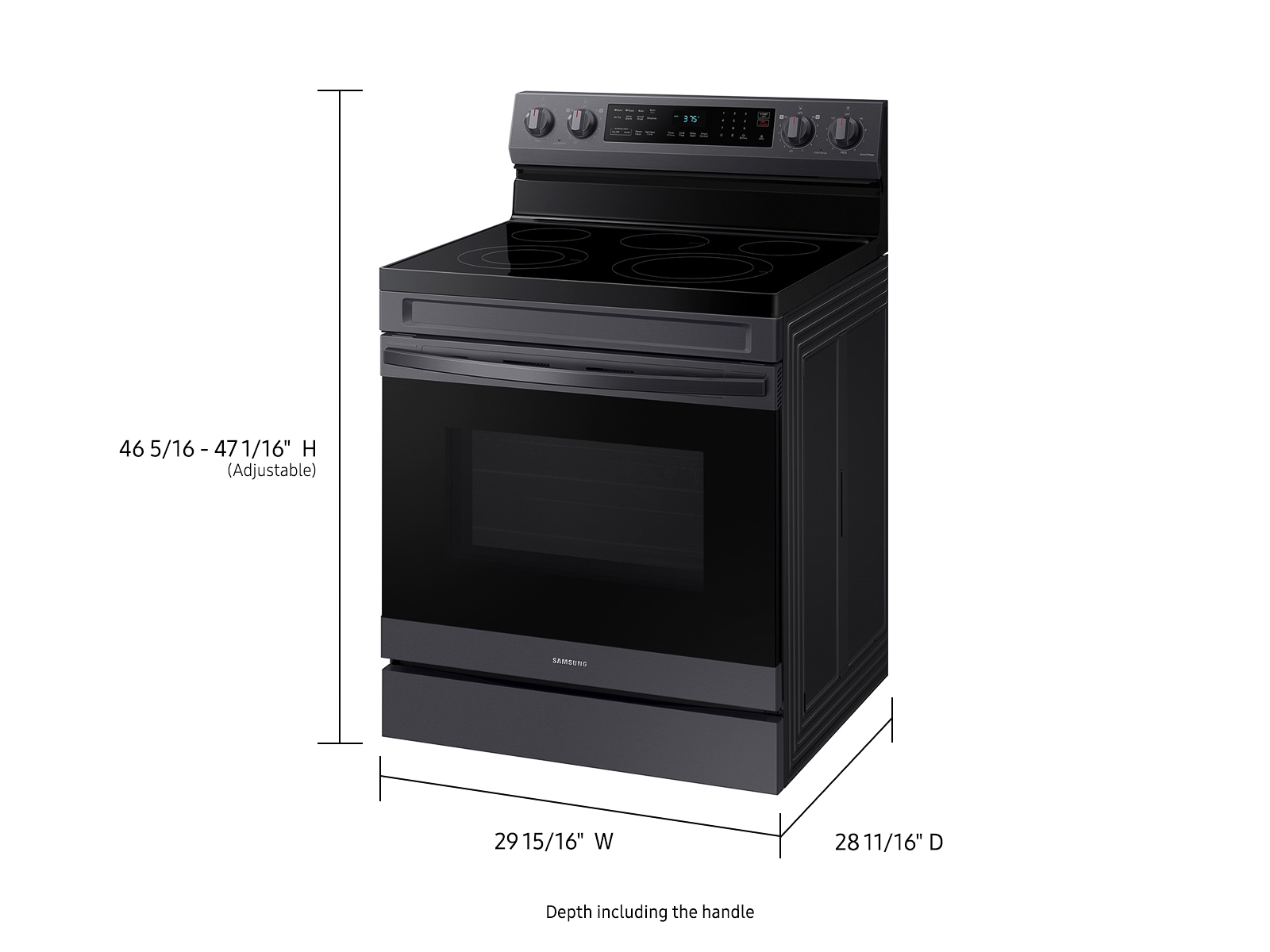 2021 GE Electric Stove Oven Range w/ Self Clean White - appliances
