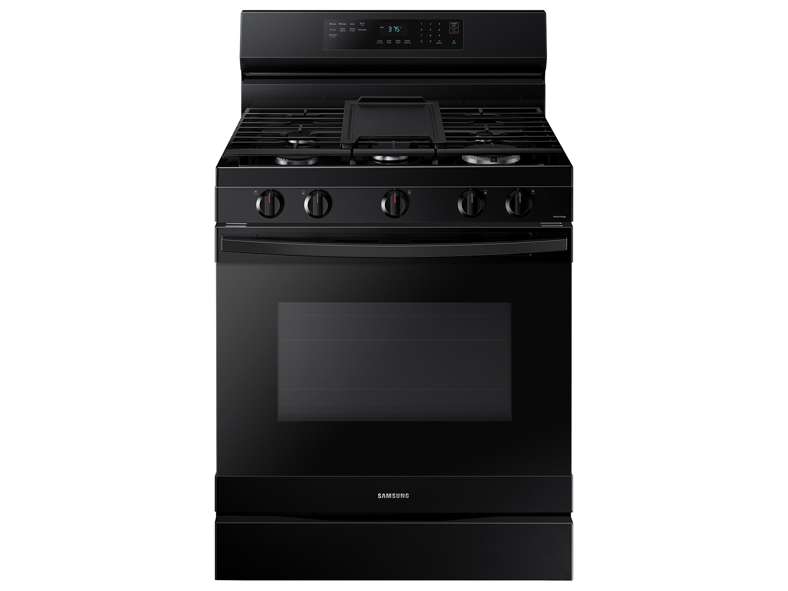 Thumbnail image of 6.0 cu. ft. Smart Freestanding Gas Range with Integrated Griddle in Black