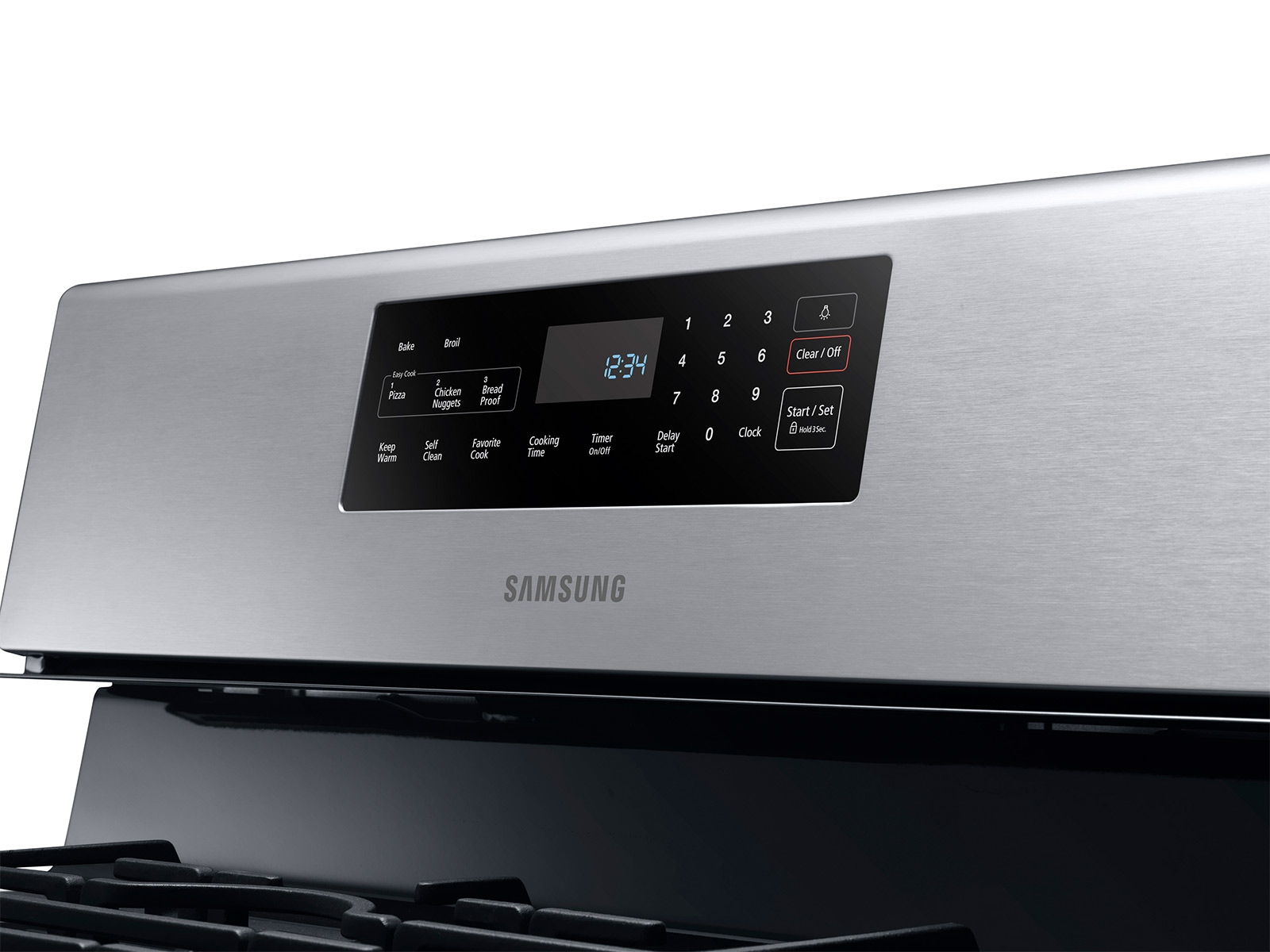 Best Buy: Samsung 5.8 Cu. Ft. Freestanding Gas Convection Range with Air Fry  Stainless Steel NX58T7511SS/AA
