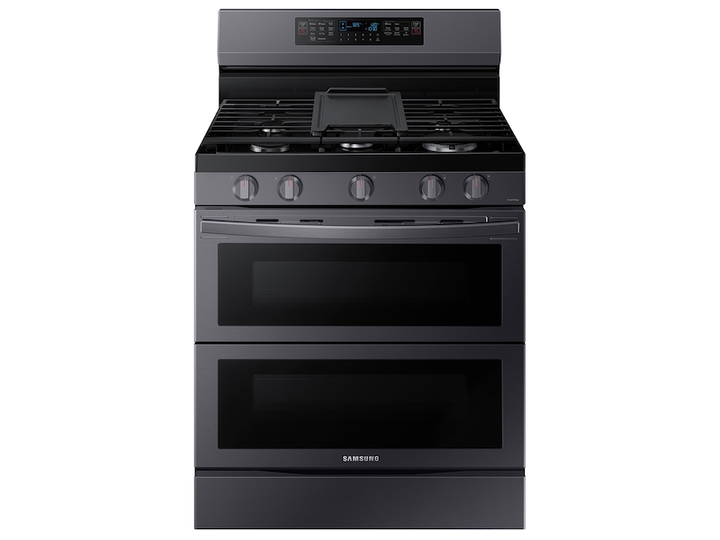 6.0 cu. ft. Smart Freestanding Gas Range with Flex Duo&trade; &amp; Air Fry in Black Stainless Steel