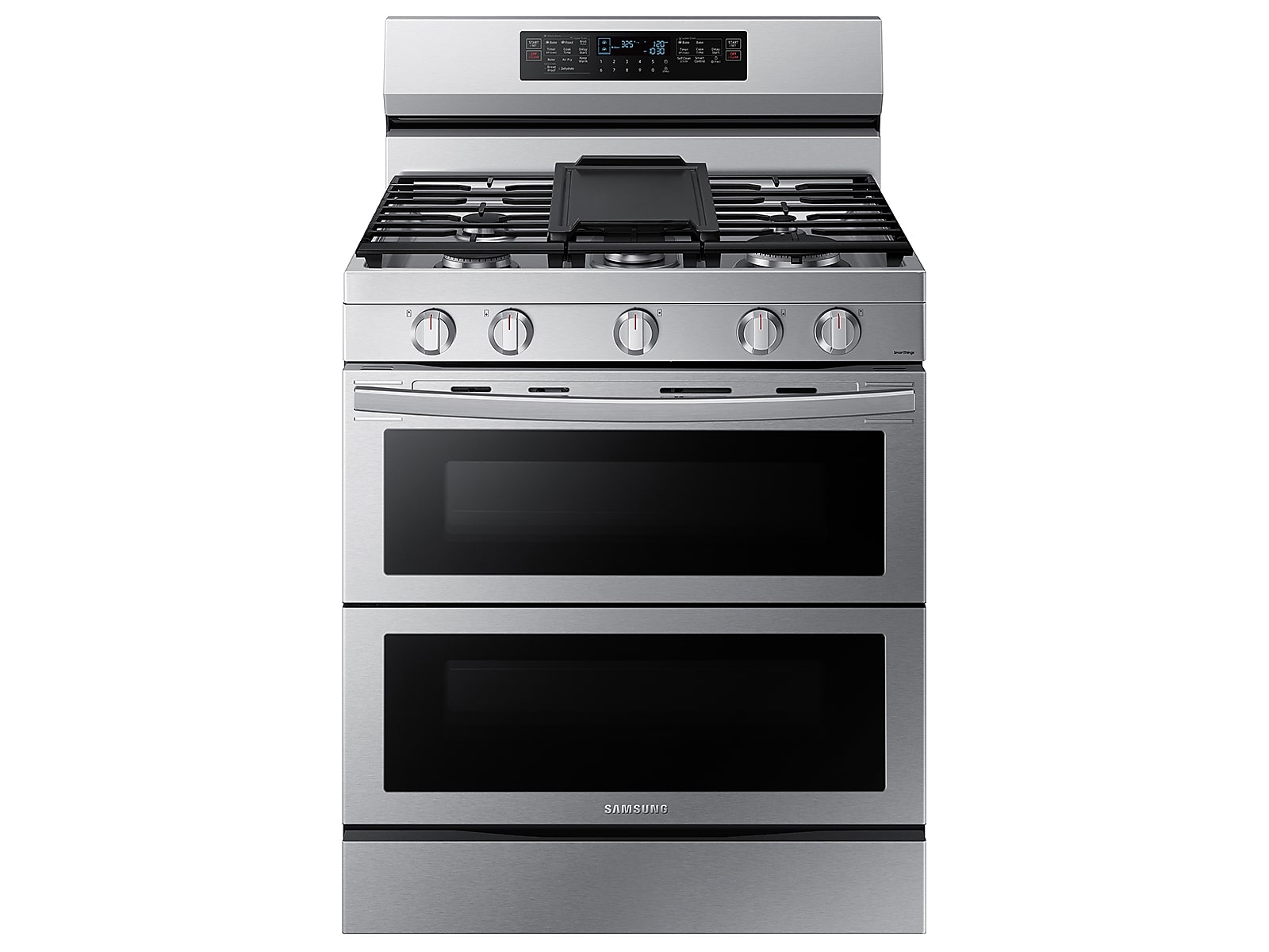 Samsung 6.0 cu. ft. Smart Freestanding Gas Range with Flex Duo™, Stainless Cooktop & Air Fry in Silver(NX60A6751SS/AA) photo
