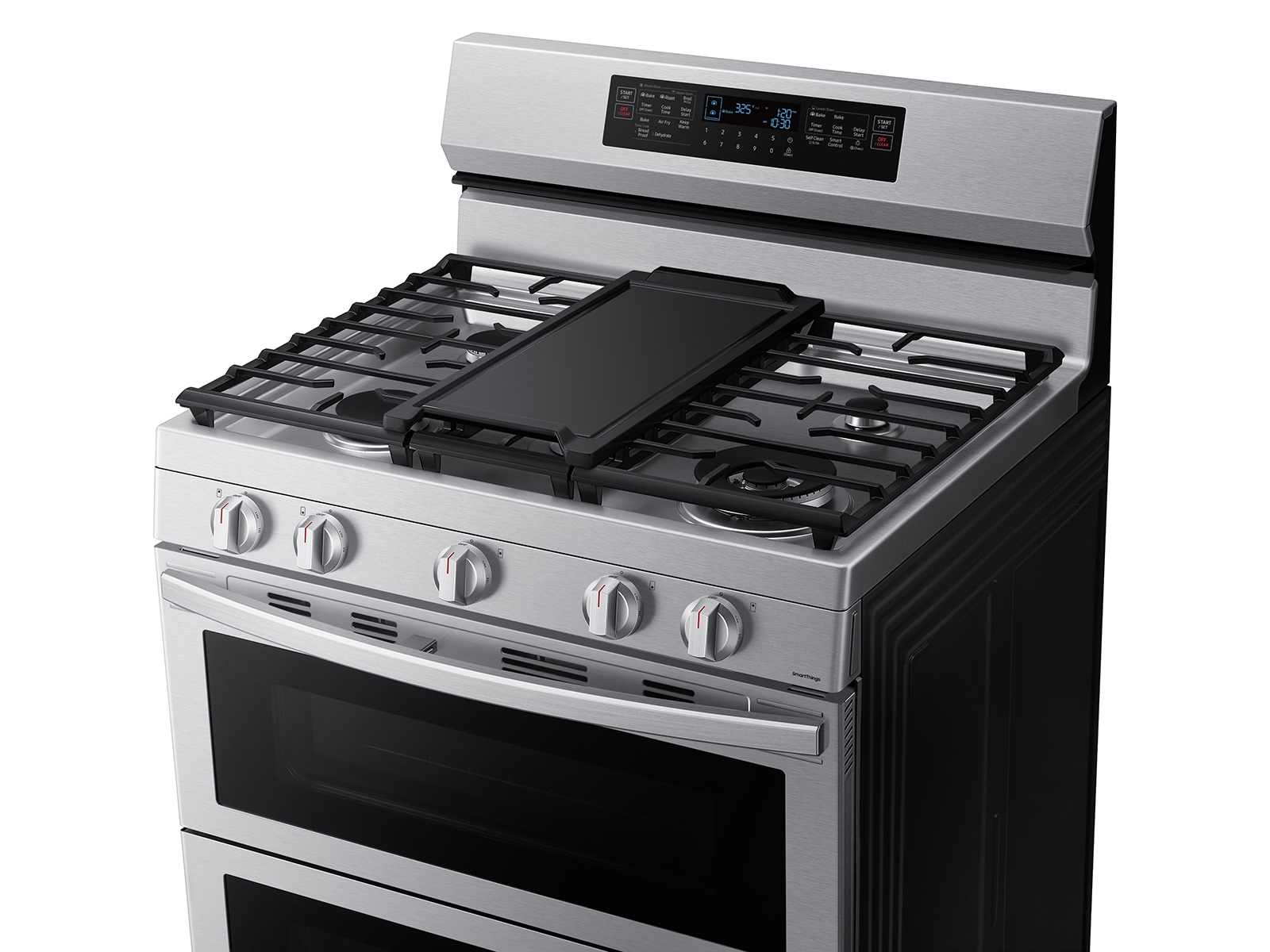 Thumbnail image of 6.0 cu. ft. Smart Freestanding Gas Range with Flex Duo&trade;, Stainless Cooktop &amp; Air Fry in Stainless Steel