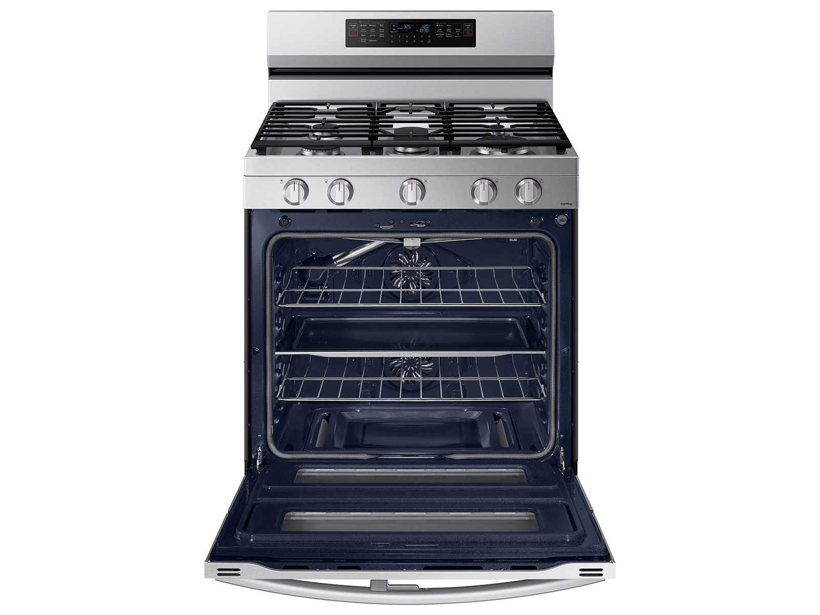 Samsung NX60A6751SS 6.0 Cu. ft. Smart Freestanding GAS Range with Flex Duo, Stainless