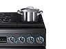 Thumbnail image of 6.3 cu. ft. 36&quot; Chef Collection Professional Dual Fuel Range in Black Stainless Steel