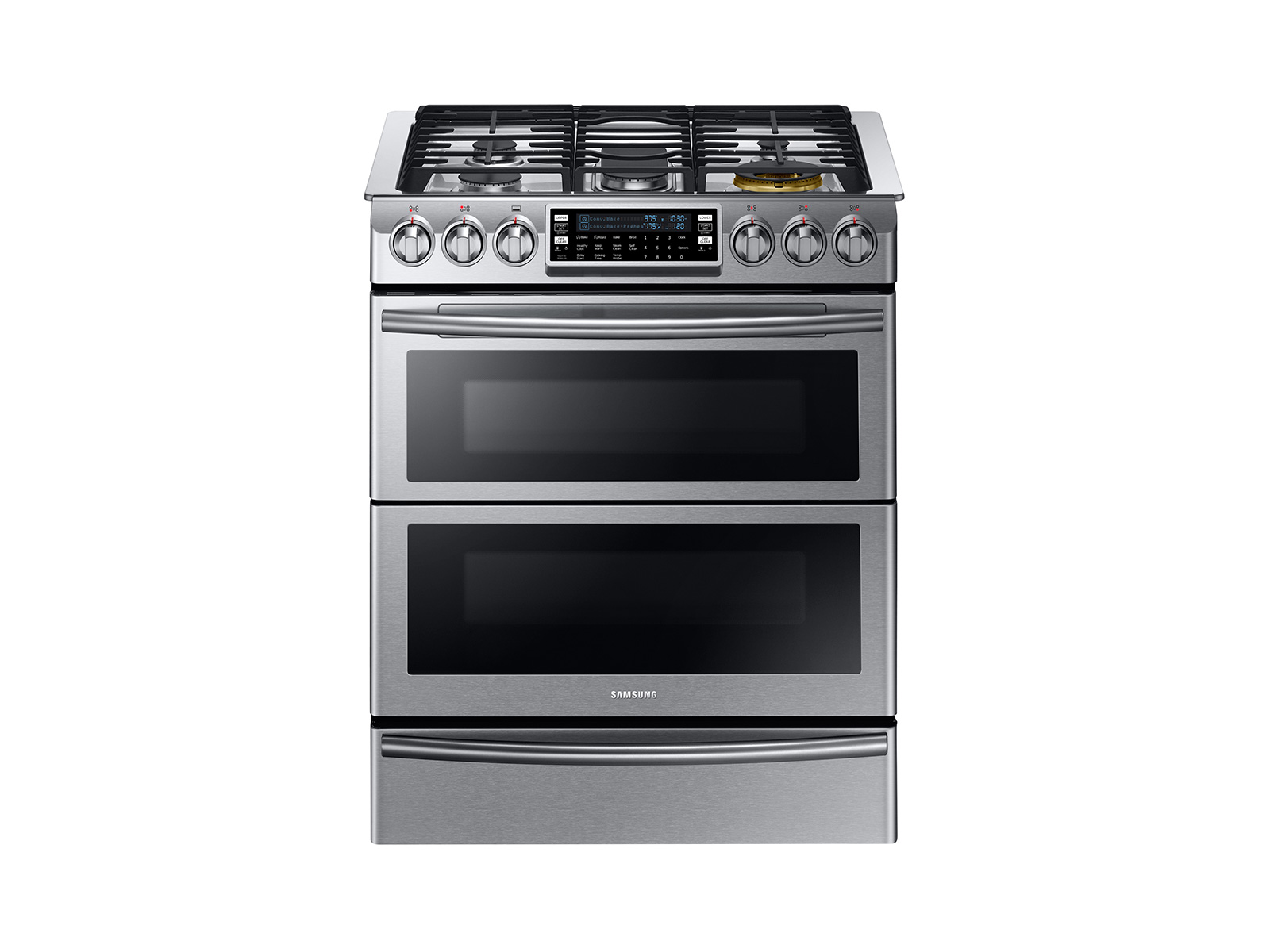 Samsung NY63T8751SG: Front Control Slide-in Dual Fuel Range with