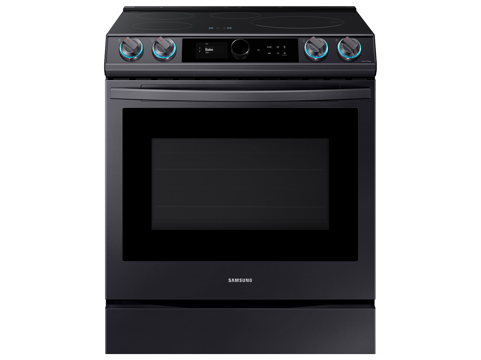 Photos - Cooker Samsung 6.3 cu. ft. Smart Slide-induction Range with Smart Dial & Air Fry 