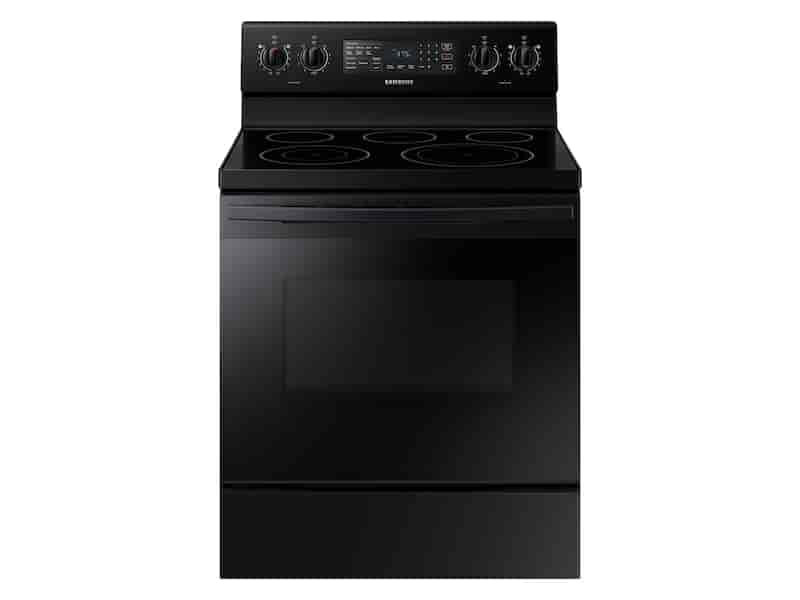 5.9 cu. ft. Freestanding Electric Range with Convection in Black