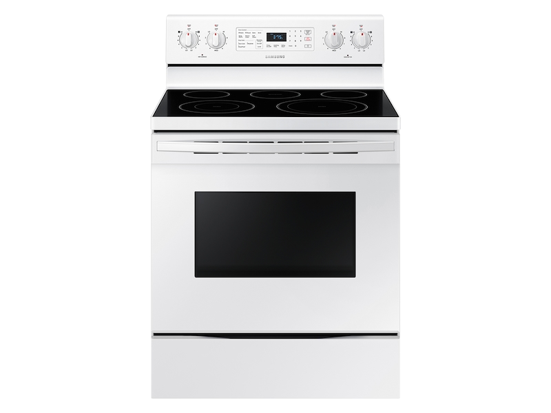 5.9 cu. ft. Freestanding Electric Range with Convection in White