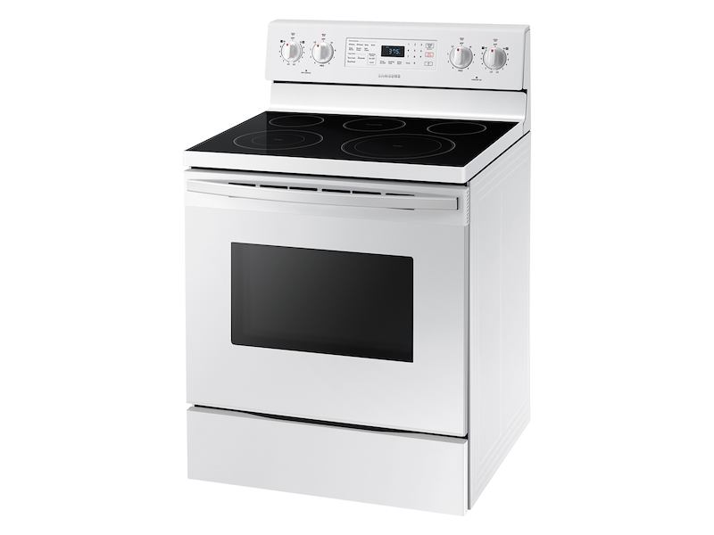 5.9 cu. ft. Freestanding Electric Range with Convection in White