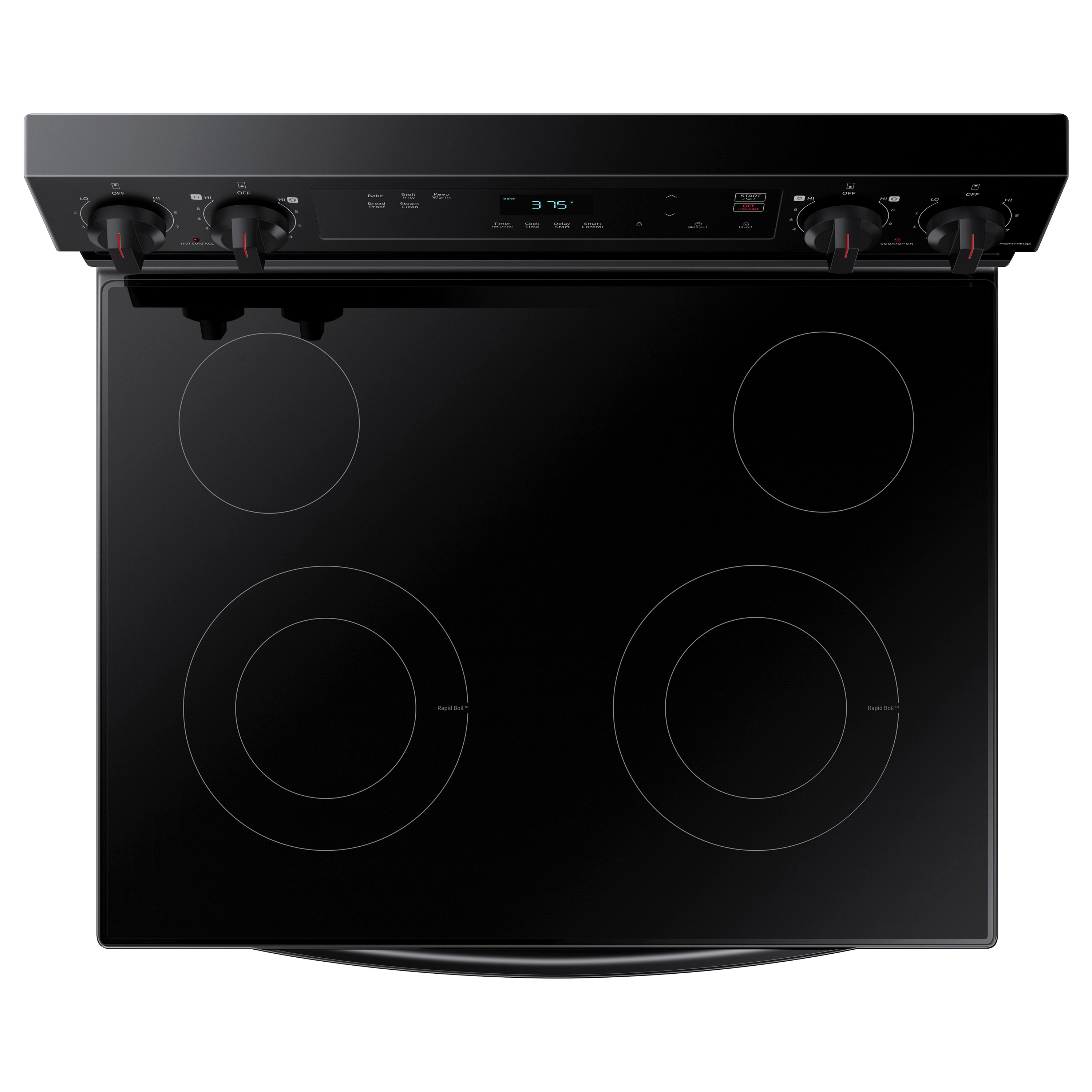 Thumbnail image of 6.3 cu. ft. Smart Freestanding Electric Range with Steam Clean in Black