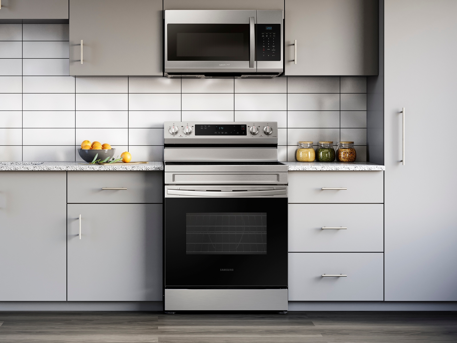 Thumbnail image of 6.3 cu. ft. Smart Freestanding Electric Range with Steam Clean in Stainless Steel
