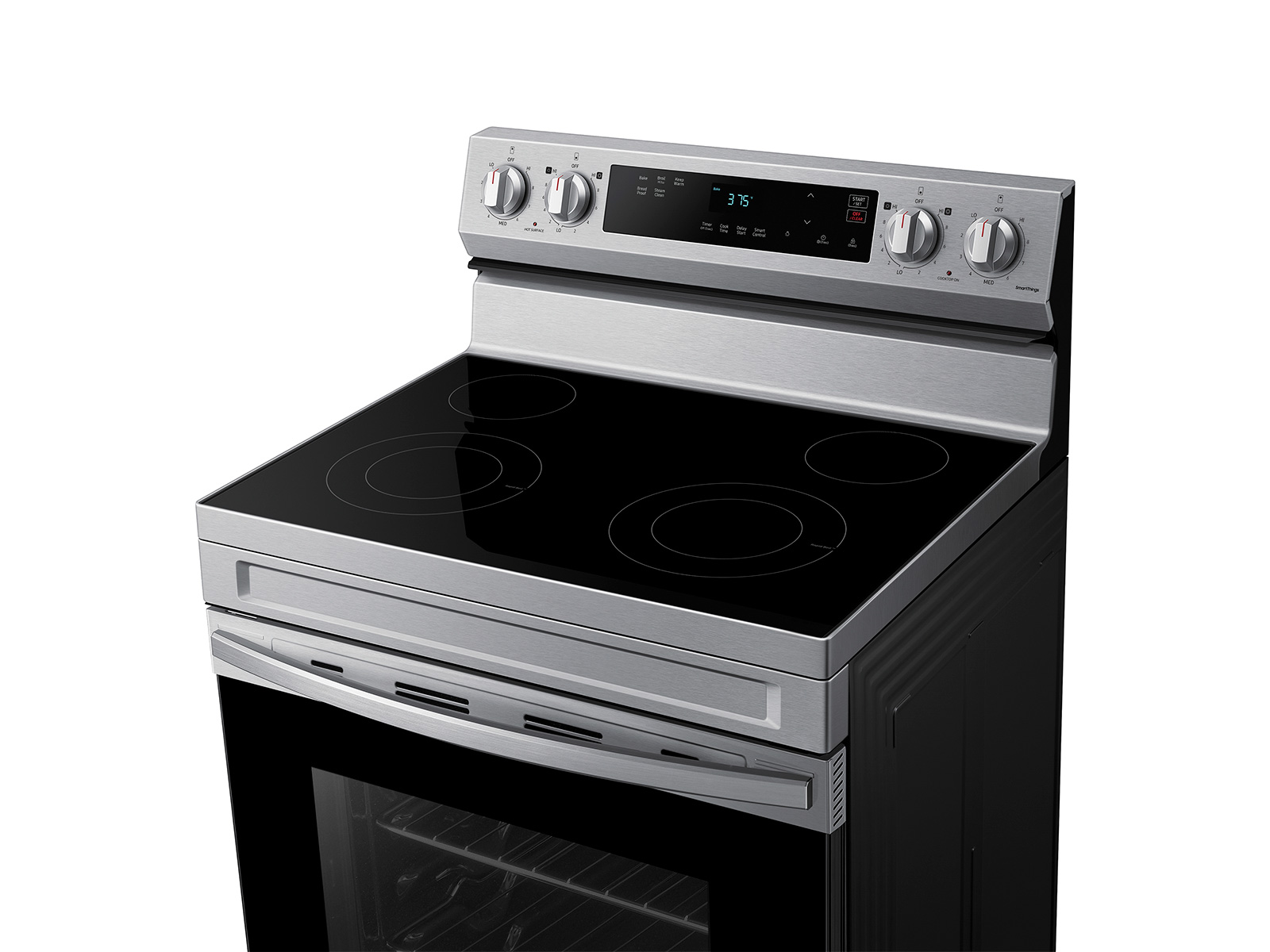 Thumbnail image of 6.3 cu. ft. Smart Freestanding Electric Range with Steam Clean in Stainless Steel