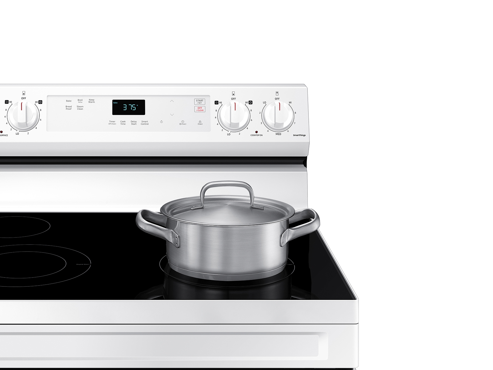 6.3 cu. ft. Smart Freestanding Electric Range with Steam Clean in Stainless  Steel Ranges - NE63A6111SS/AA