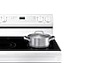 Thumbnail image of 6.3 cu. ft. Smart Freestanding Electric Range with Steam Clean in White