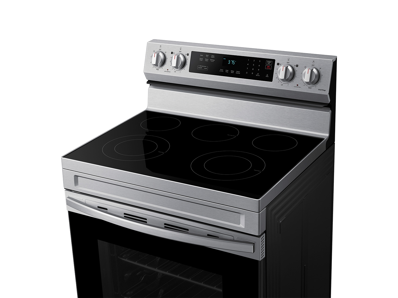 Thumbnail image of 6.3 cu. ft. Smart Freestanding Electric Range with Rapid Boil&trade; &amp; Self Clean in Stainless Steel