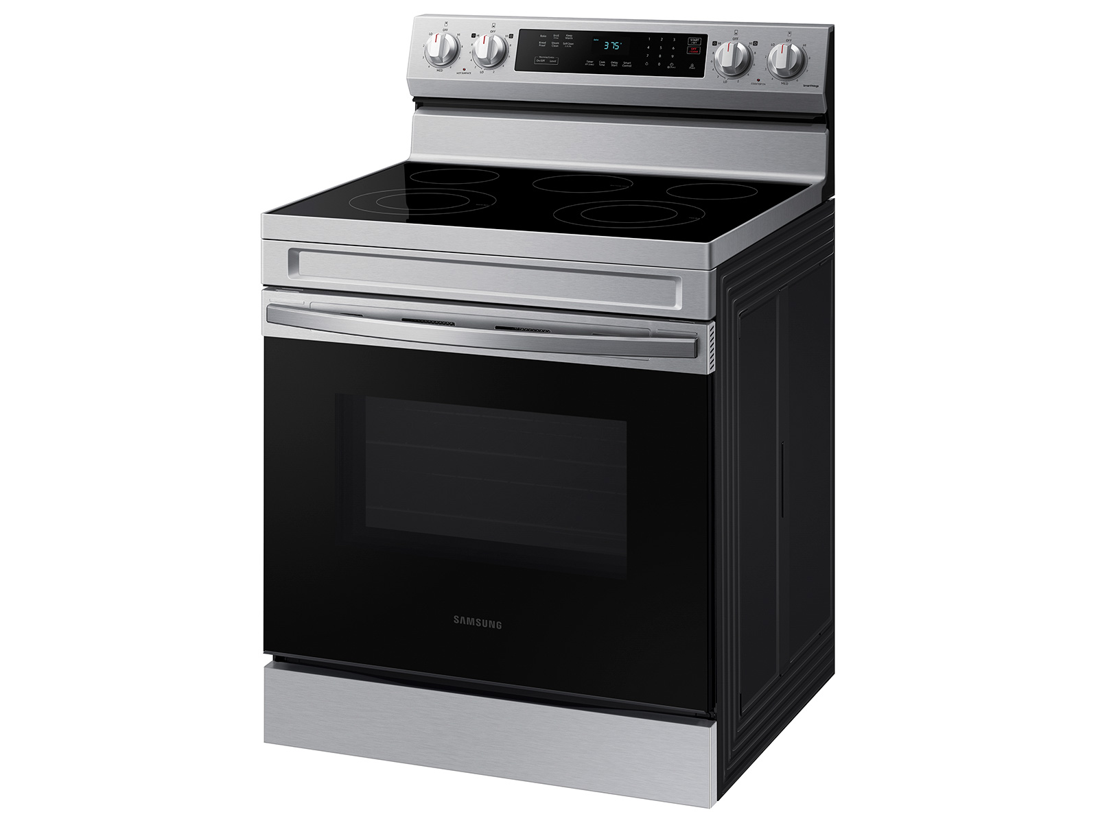 6.3 cu. ft. Smart Freestanding Electric Range with Rapid Boil™ & Self Clean  in Stainless Steel Ranges - NE63A6311SS/AA