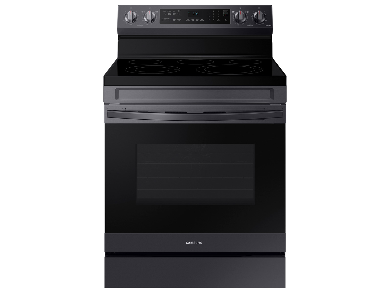 Thumbnail image of 6.3 cu. ft. Smart Freestanding Electric Range with No-Preheat Air Fry & Convection in Black Stainless Steel