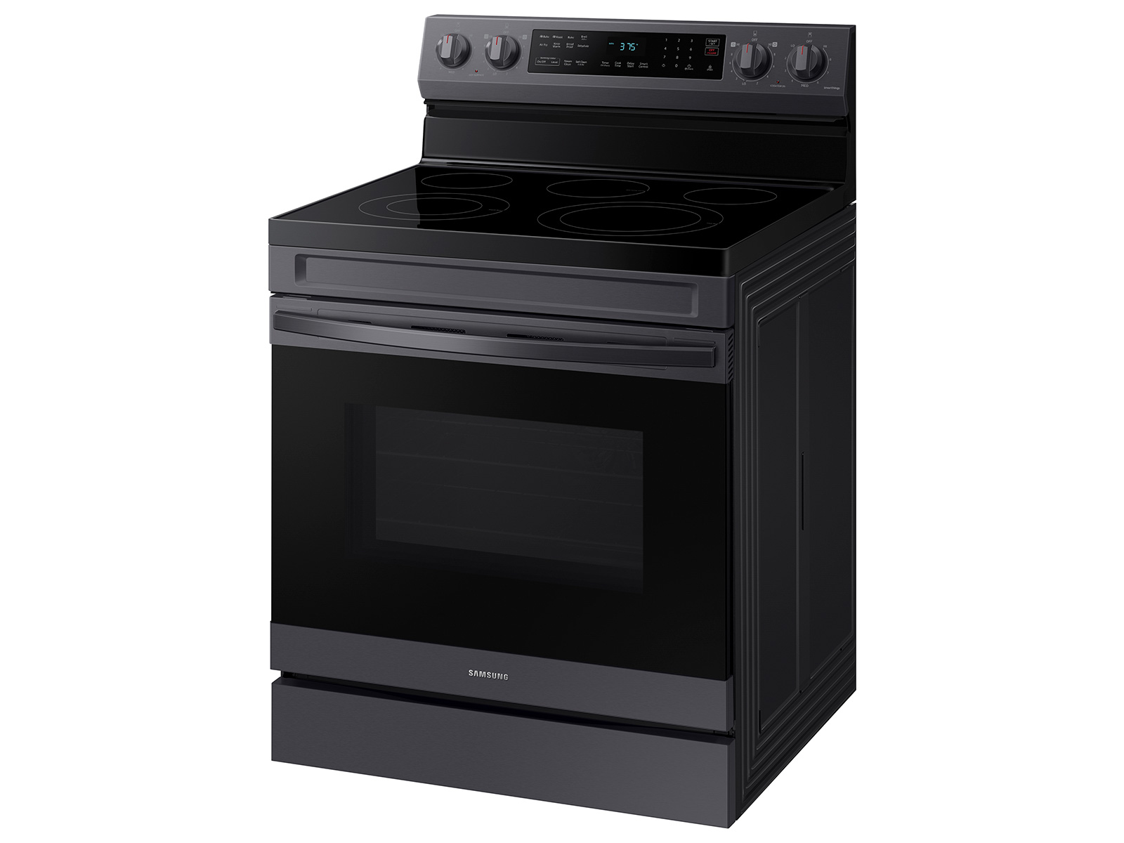 Thumbnail image of 6.3 cu. ft. Smart Freestanding Electric Range with No-Preheat Air Fry &amp; Convection in Black Stainless Steel