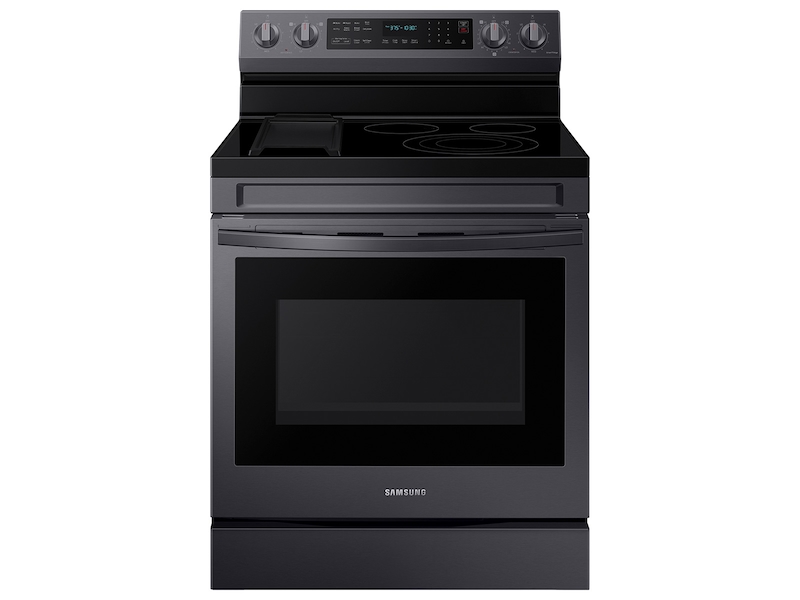 6.3 cu. ft. Smart Freestanding Electric Range with No-Preheat Air Fry, Convection+ &amp; Griddle in Black Stainless Steel