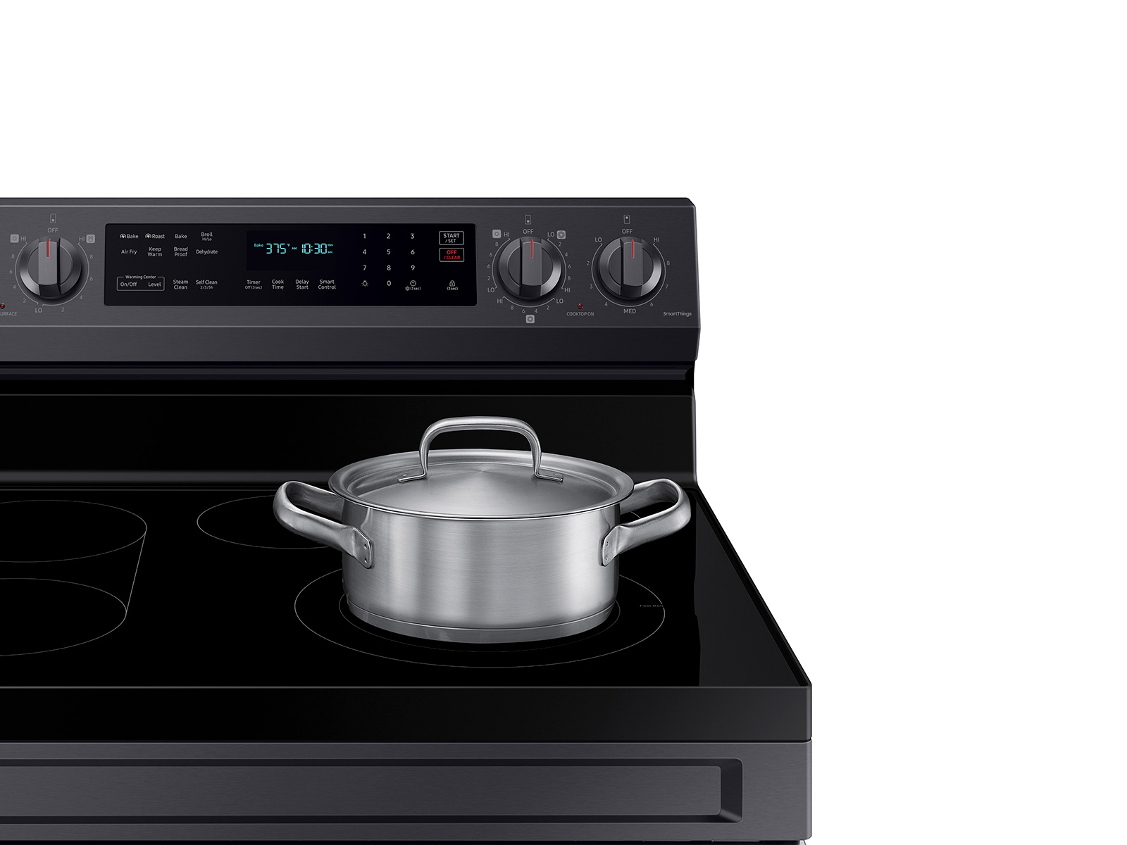 Thumbnail image of 6.3 cu. ft. Smart Freestanding Electric Range with No-Preheat Air Fry, Convection+ &amp; Griddle in Black Stainless Steel