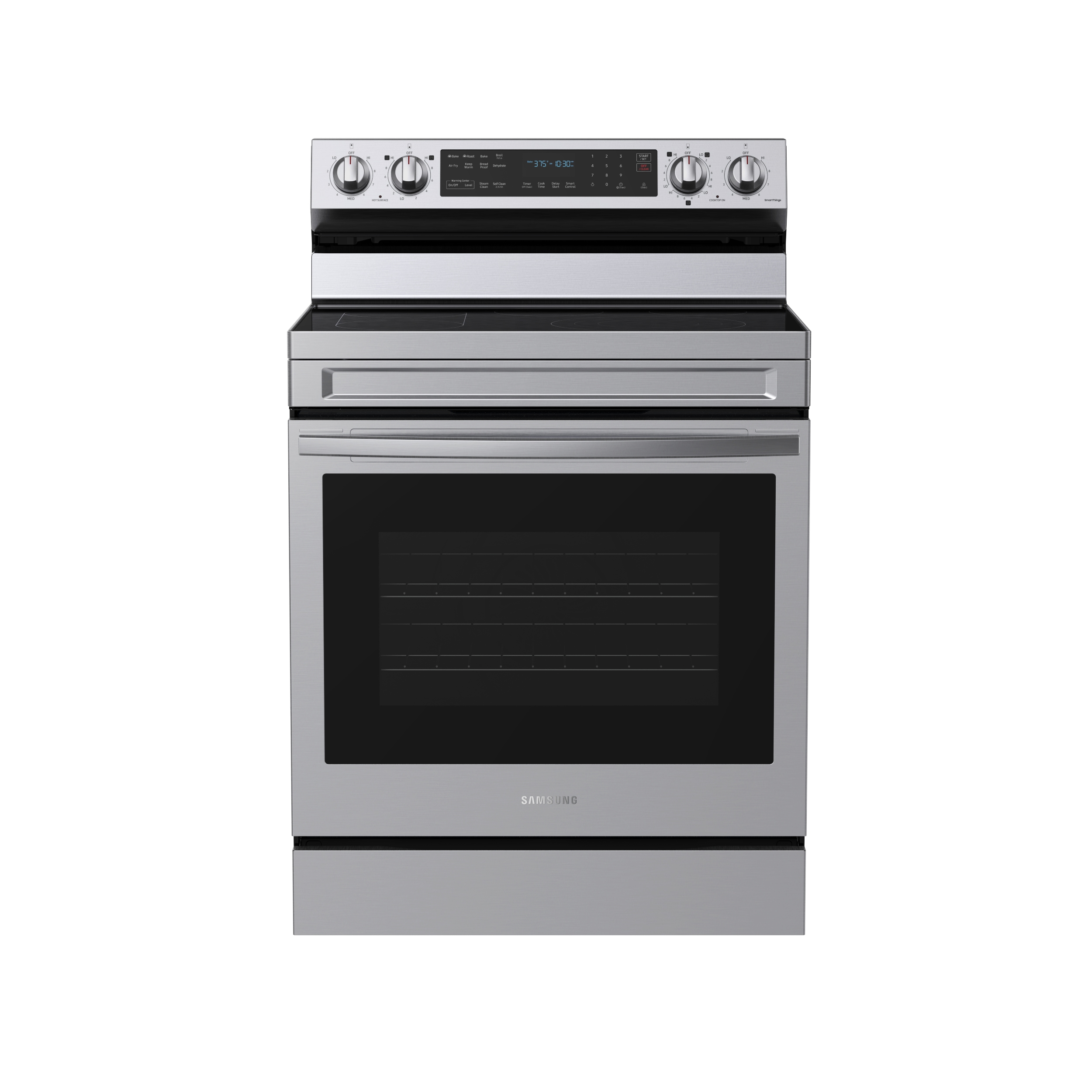 6.3 cu. ft. Smart Freestanding Electric Range with No-Preheat Air Fry,  Convection+ & Griddle in Stainless Steel Ranges - NE63A6711SS/AA