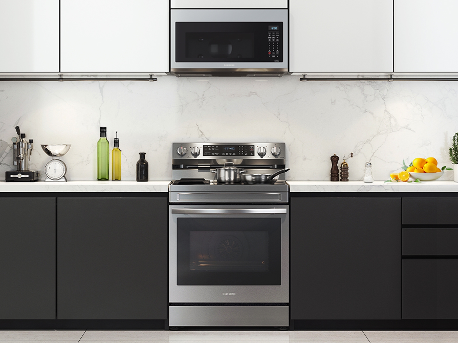 6.3 cu. ft. Smart Freestanding Electric Range with Flex Duo™, No-Preheat  Air Fry & Griddle in Stainless Steel Ranges - NE63A6751SS/AA