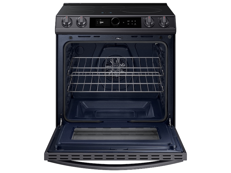6.3 cu. ft. Smart Slide-in Induction Range with Smart Dial &amp; Air Fry in Black Stainless Steel
