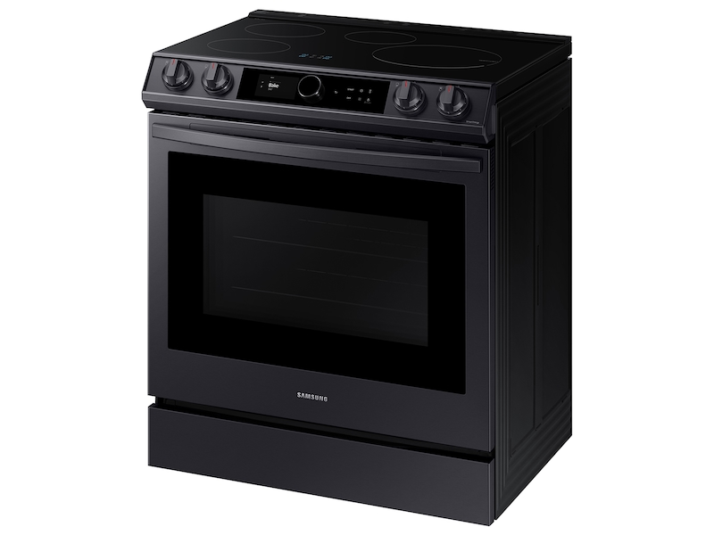 6.3 cu. ft. Smart Slide-in Induction Range with Smart Dial &amp; Air Fry in Black Stainless Steel