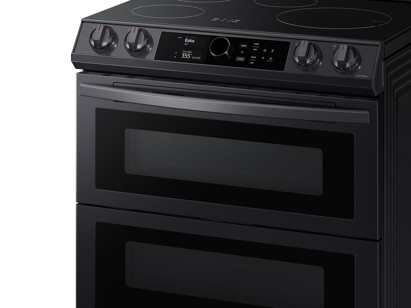 Thumbnail image of 6.3 cu. ft. Smart Slide-in Induction Range with Flex Duo™, Smart Dial & Air Fry in Black Stainless Steel