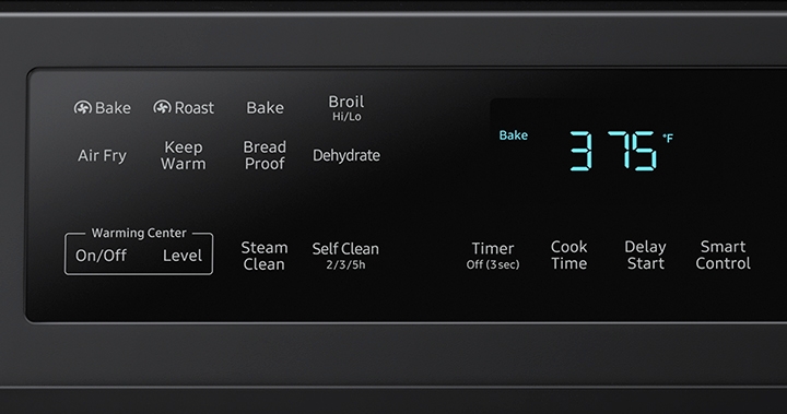 Cooking simplified with easy preset buttons