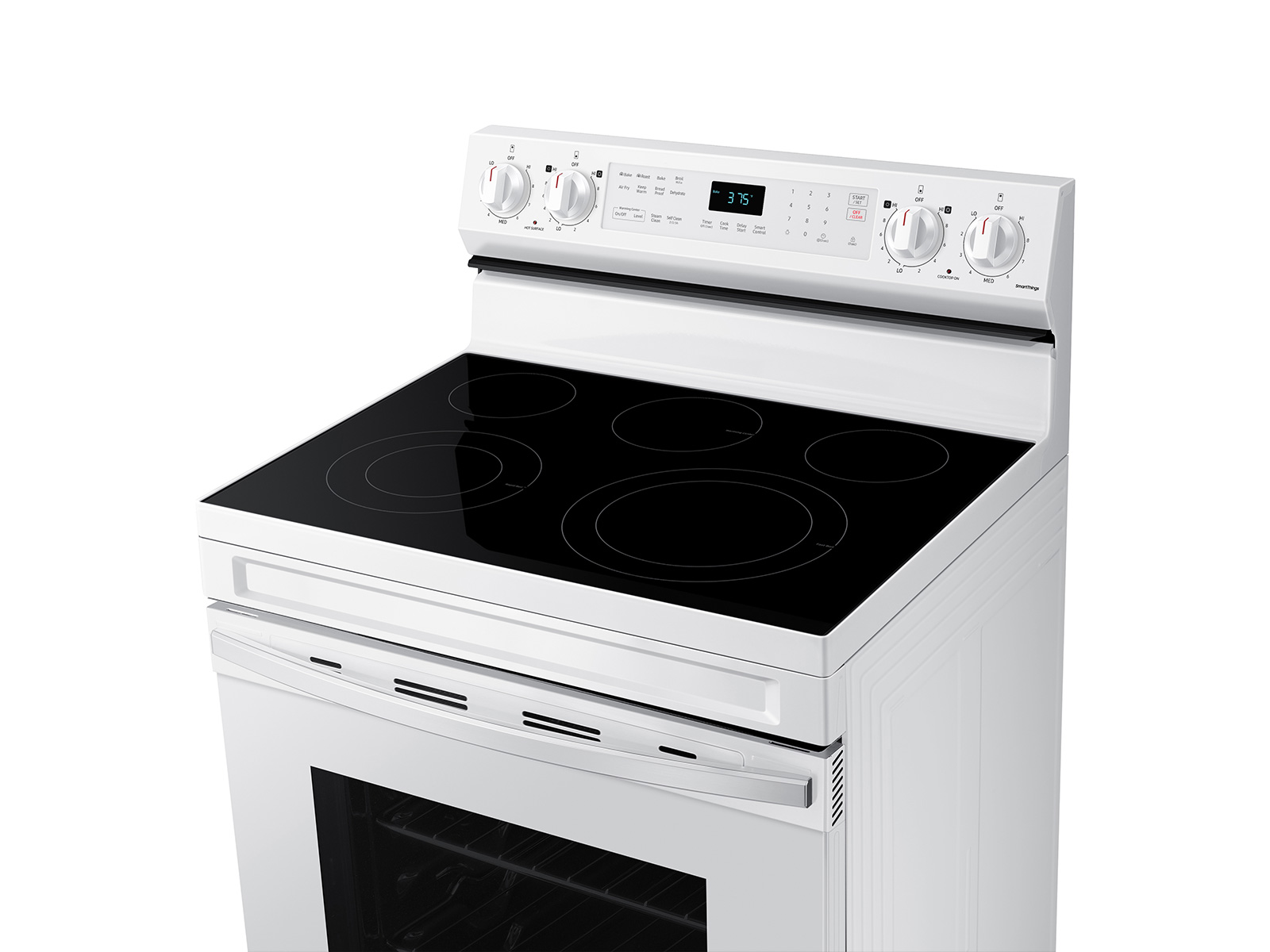 NE63A6511SWSamsung 6.3 cu. ft. Smart Freestanding Electric Range with  No-Preheat Air Fry & Convection in White WHITE - Snow Brothers Appliance