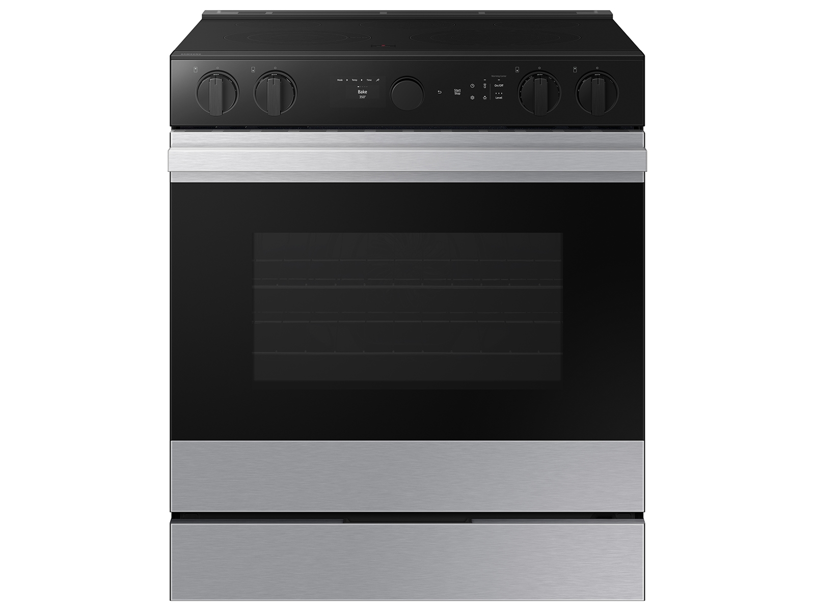 Thumbnail image of Bespoke 6.3 cu. ft. Smart Slide-In Electric Range with Smart Oven Camera &amp; Illuminated Precision Knobs in Stainless Steel