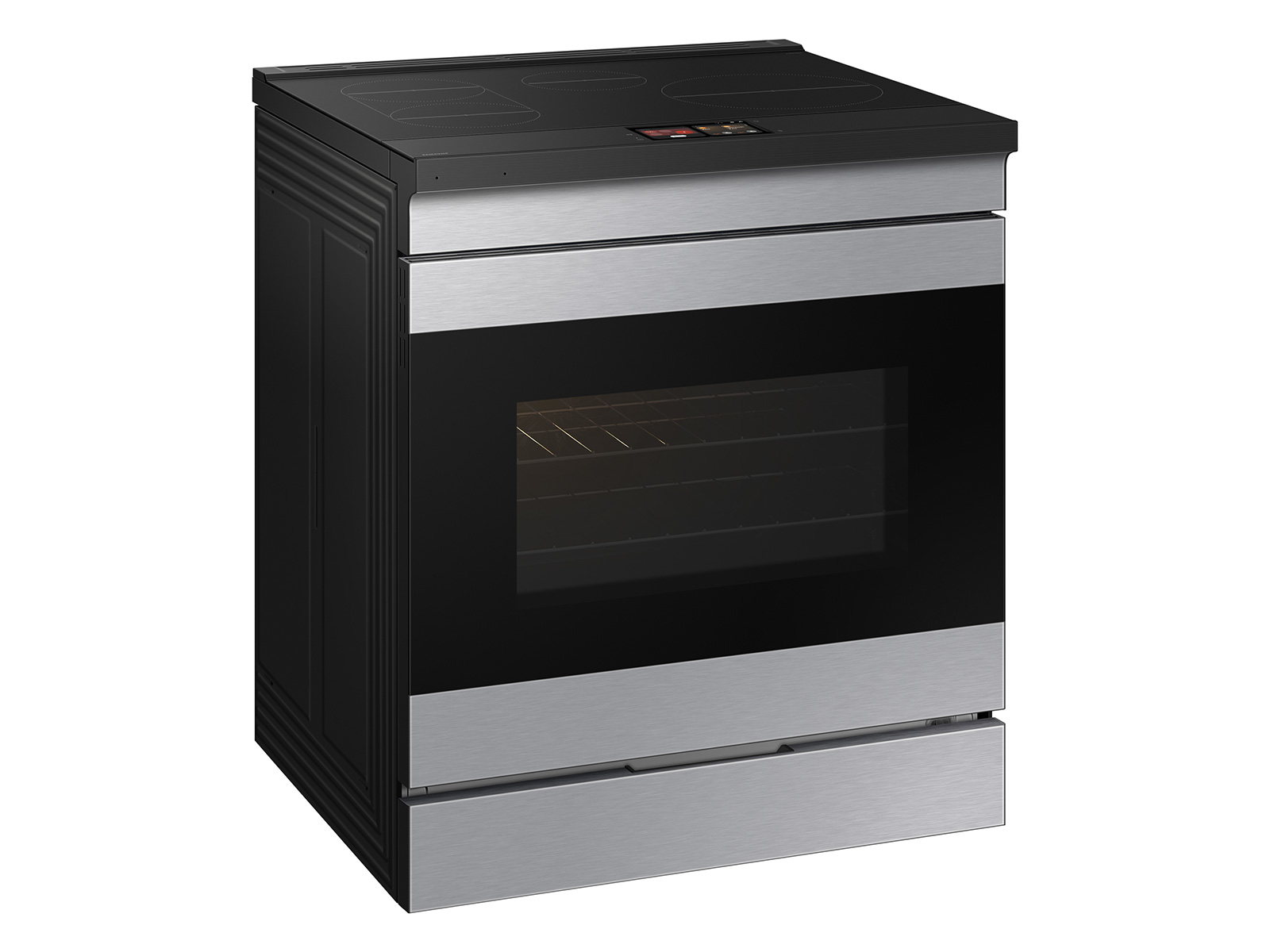Thumbnail image of Bespoke 6.3 cu. ft. Smart Slide-In Induction Range with AI Home & Smart Oven Camera in Stainless Steel