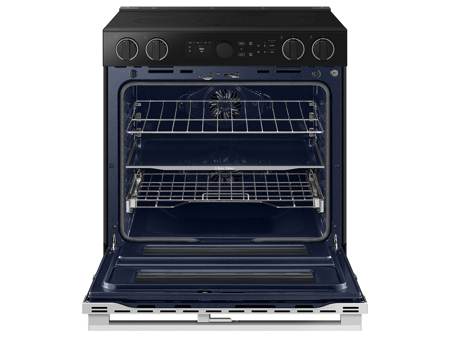 Thumbnail image of Bespoke Smart Slide-In Electric Range 6.3 cu. ft. with Flex Duo&trade; &amp; Illuminated Precision Knobs in Stainless Steel