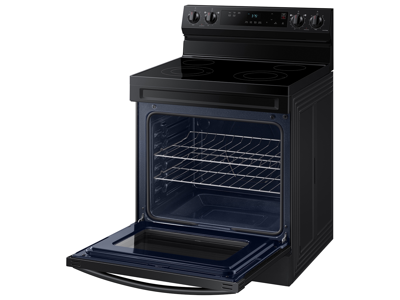 Thumbnail image of 6.3 cu. ft. Smart Freestanding Electric Range with Steam Clean in Black