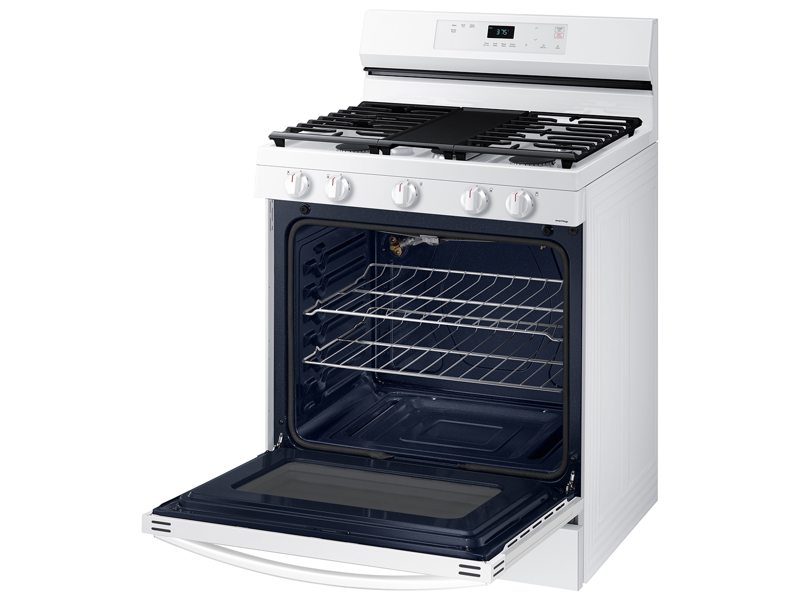 Thumbnail image of 6.0 cu. ft. Smart Freestanding Gas Range with Integrated Griddle in White