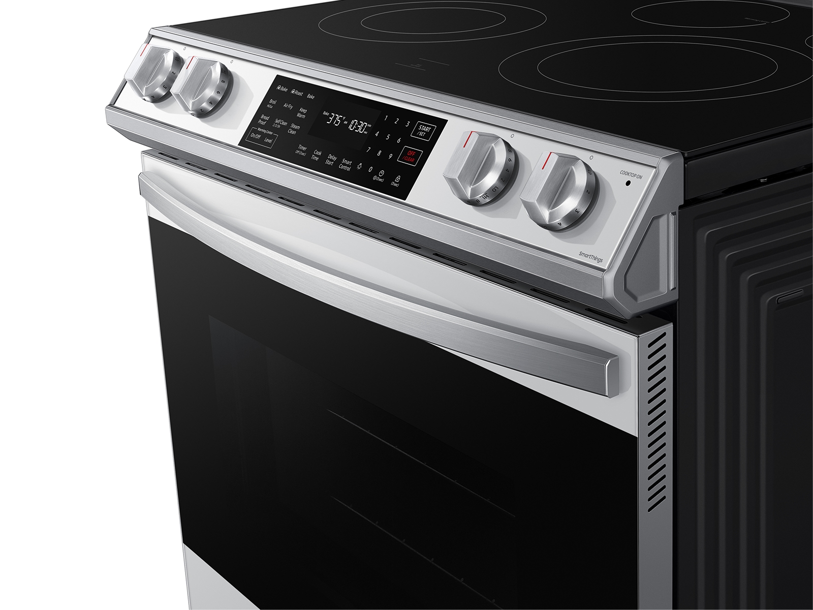 Thumbnail image of Bespoke 6.3 cu. ft. Smart Slide-in Electric Range with Air Fry & Convection in White Glass