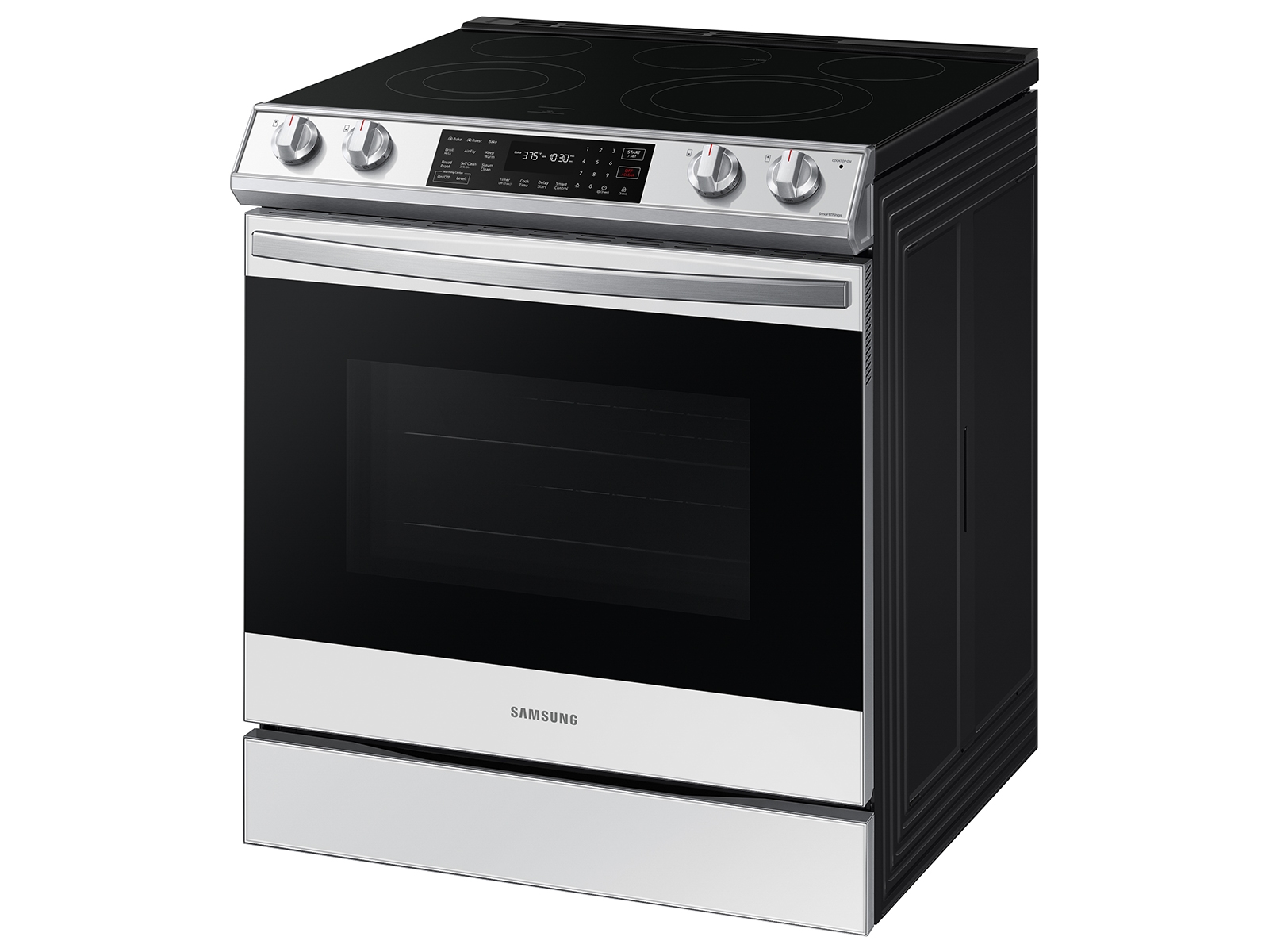 Thumbnail image of Bespoke 6.3 cu. ft. Smart Slide-in Electric Range with Air Fry & Convection in White Glass