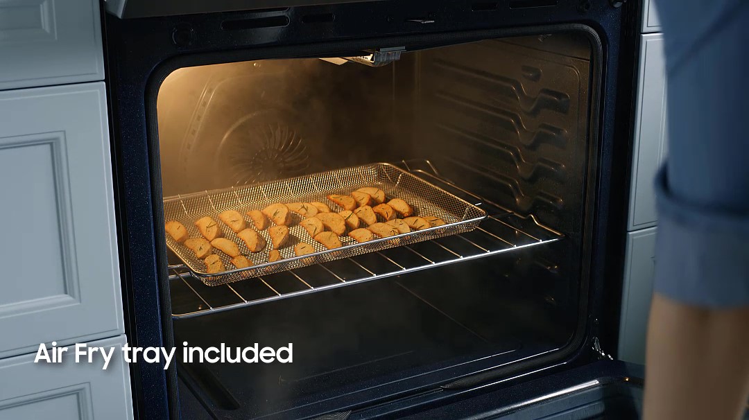 Samsung Wi-Fi Range AIR FRY TRAY (unboxing - demo!) 