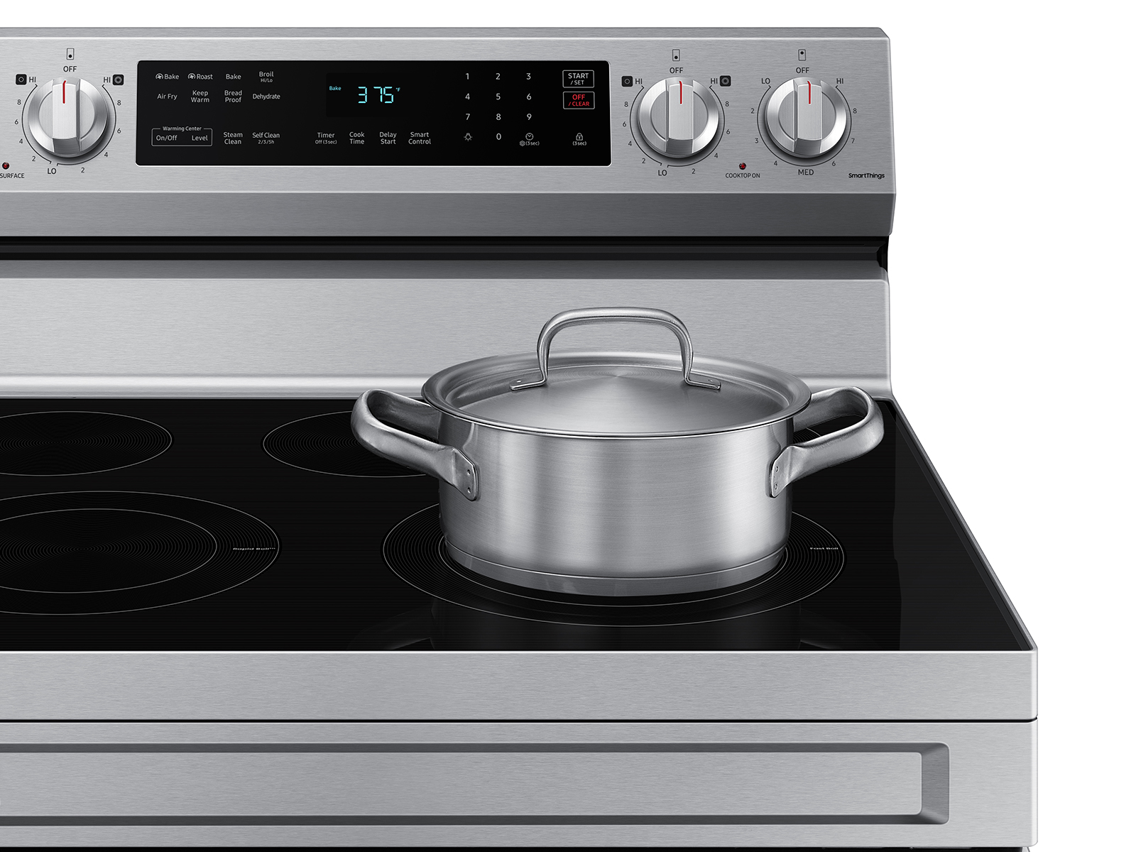 Thumbnail image of 6.3 cu. ft. Smart Freestanding ENERGY STAR&reg; Certified Electric Range with Air Fry in Stainless Steel