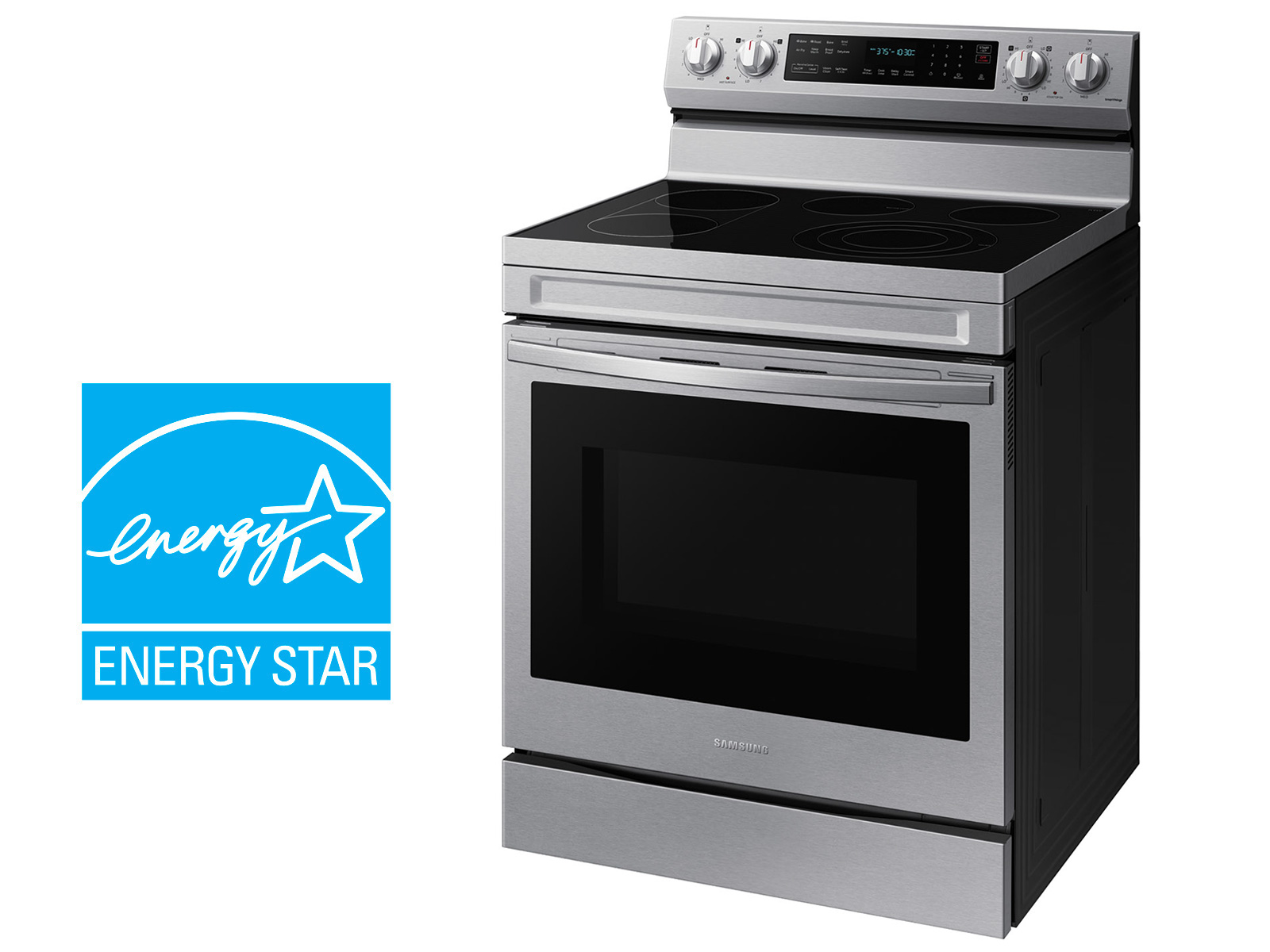 Thumbnail image of 6.3 cu. ft. Smart Freestanding ENERGY STAR® Certified Electric Range with Air Fry and Griddle in Stainless Steel