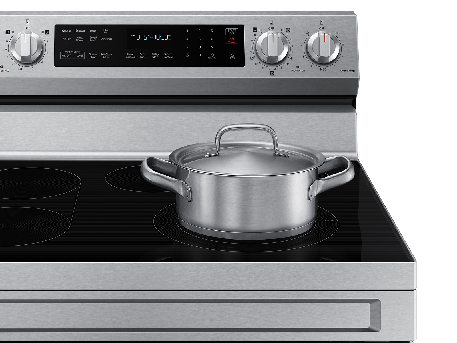 Thumbnail image of 6.3 cu. ft. Smart Freestanding ENERGY STAR® Certified Electric Range with Air Fry and Griddle in Stainless Steel