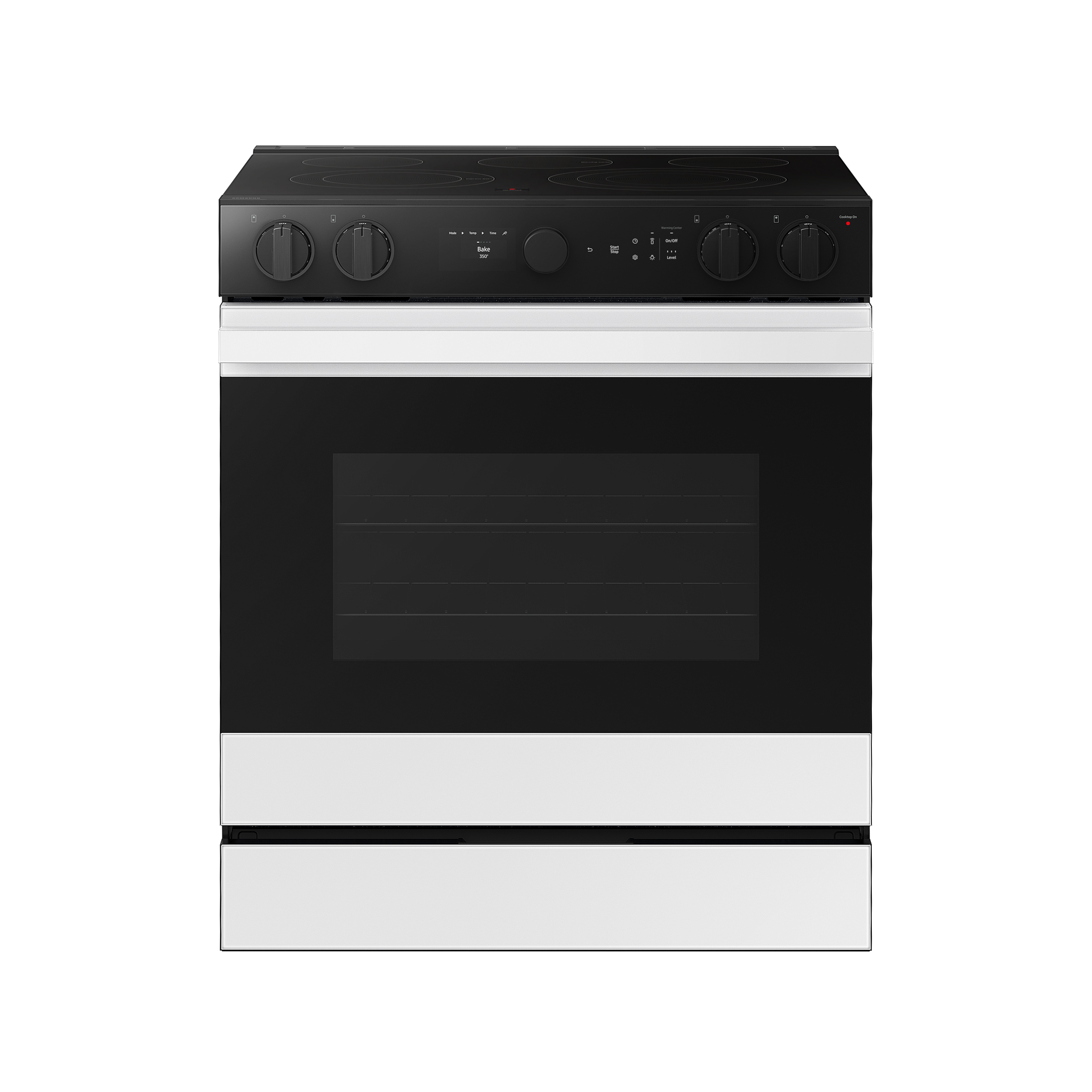 Thumbnail image of Bespoke 6.3 cu. ft. Smart Slide-In ENERGY STAR&reg; Certified Electric Range with Air Fry in White Glass