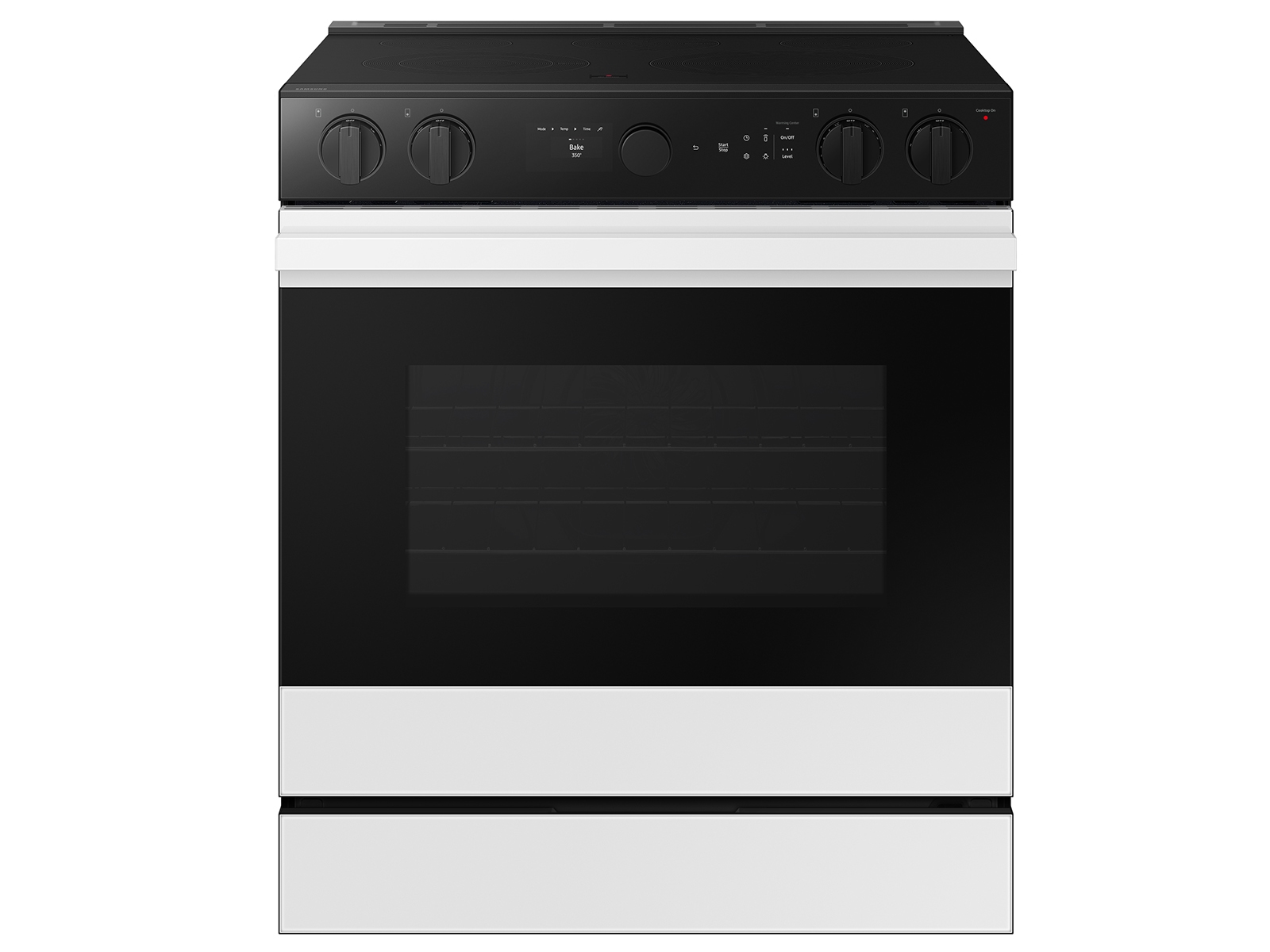 Thumbnail image of Bespoke 6.3 cu. ft. Smart Slide-In ENERGY STAR&reg; Certified Electric Range with Air Fry in White Glass