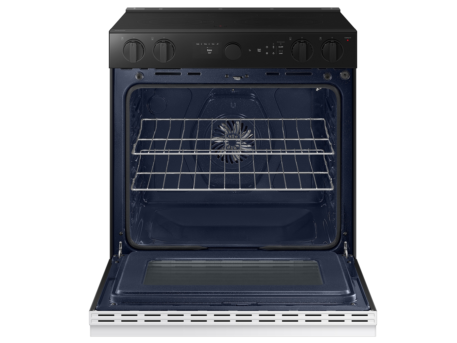 Thumbnail image of Bespoke 6.3 cu. ft. Smart Slide-In ENERGY STAR&reg; Certified Electric Range with Air Fry in White Glass