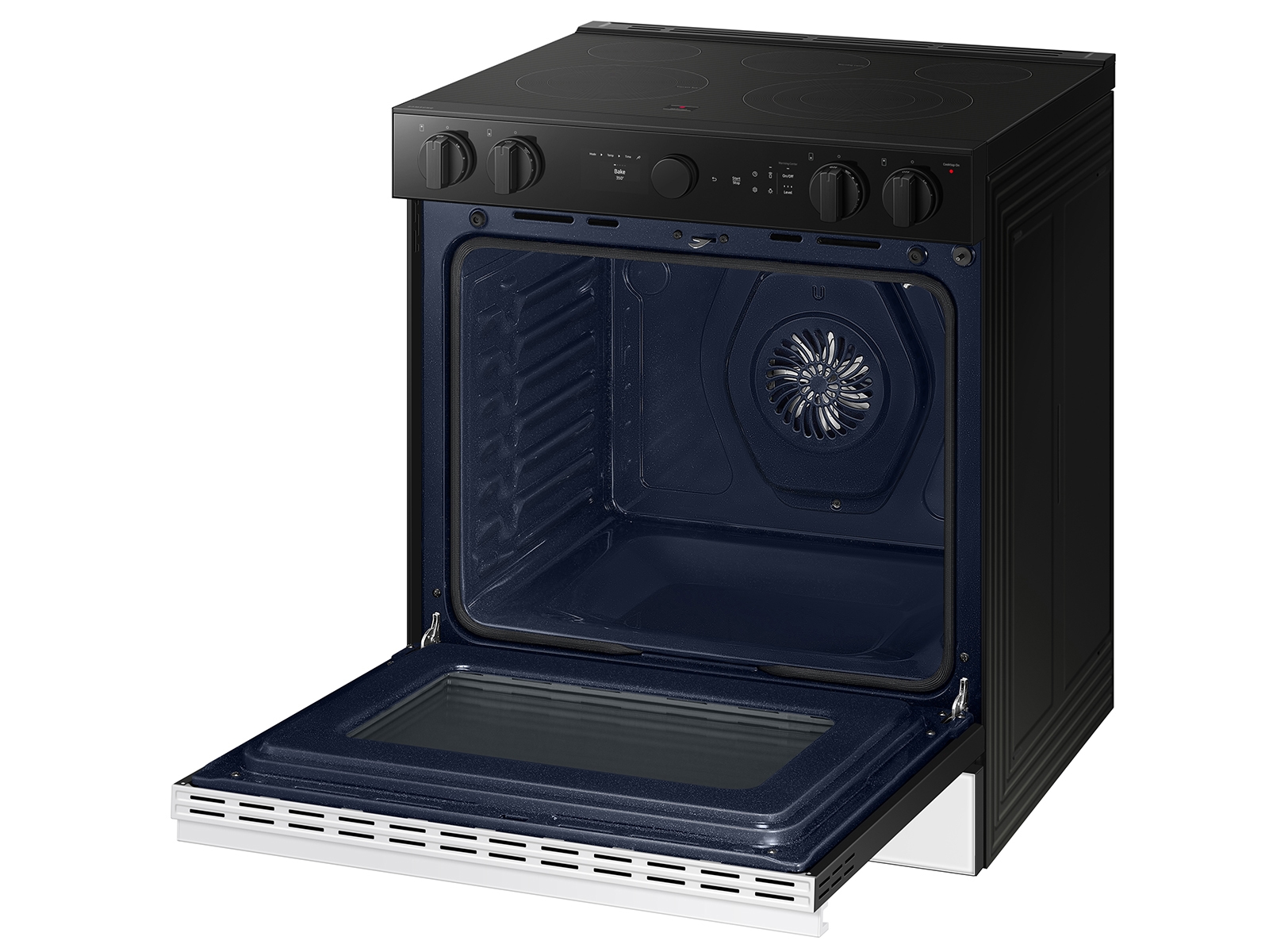 Thumbnail image of Bespoke 6.3 cu. ft. Smart Slide-In ENERGY STAR&reg; Certified Electric Range with Air Fry in White Glass