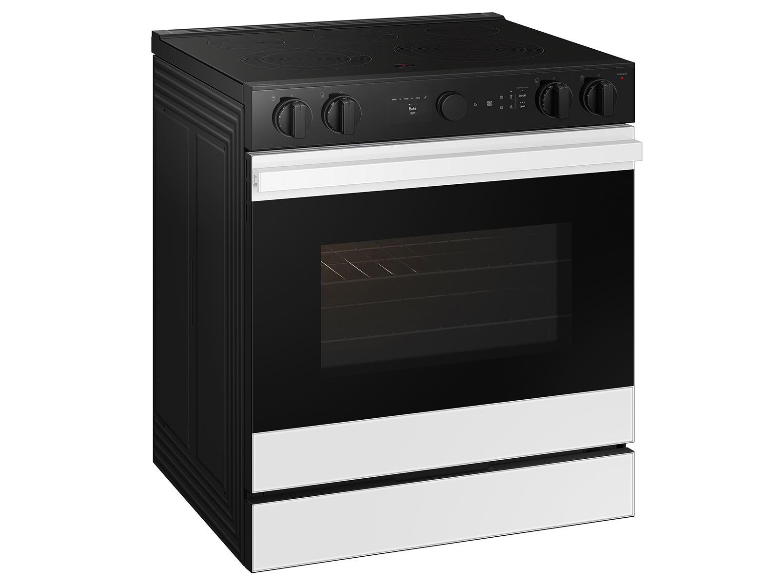 Thumbnail image of Bespoke 6.3 cu. ft. Smart Slide-In ENERGY STAR&reg; Certified Electric Range with Air Fry in White Glass