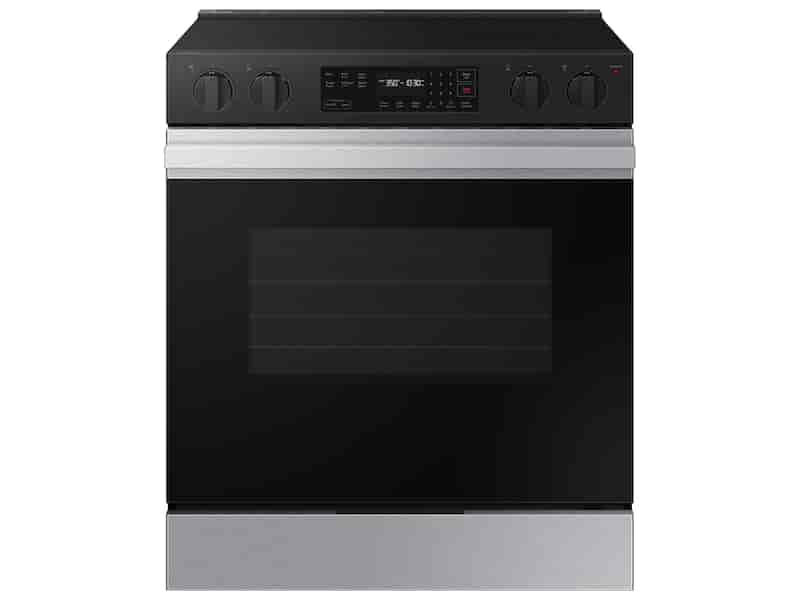 Bespoke 6.3 cu. ft. Smart Slide-In Electric Range with Precision Knobs in Stainless Steel